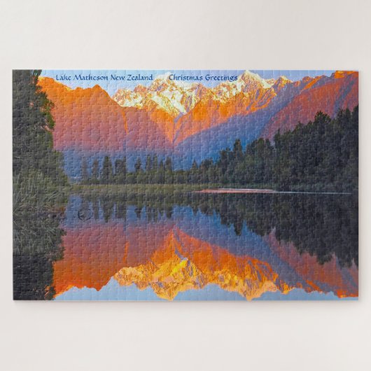 Lac Matheson Nouvelle-Zélande Jigsaw Puzzle (Horizontal)