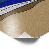 Lac Michigan - Impression photo 24"x24" (Coin)