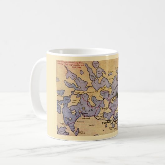 Lac Minnetonka Purple & Gold Mug (Devant gauche)