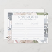 Lac Misty | Belle Carte à Recette Florale Douce (Devant / Derrière)