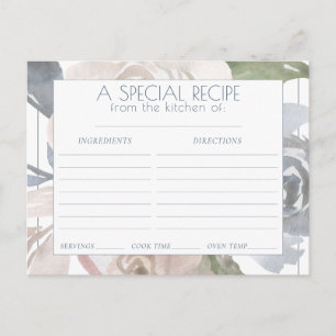 Lac Misty   Belle Carte à Recette Florale Douce