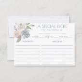 Lac Misty | Belle Carte à Recette Florale Douce (Devant)