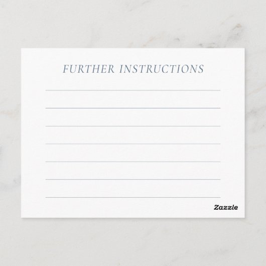 Lac Misty | Belle Carte de Recette Douce Douce (Dos)