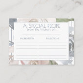 Lac Misty | Belle Carte de Recette Douce Douce (Devant)