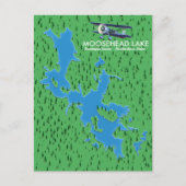 Lac Moosehead, carte postale du comté de Piscataqu (Devant)