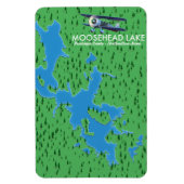 Lac Moosehead, Piscataquis Carte du Comté Magnet (Vertical)