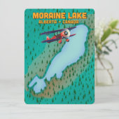 Lac Moraine Alberta Carte du Canada (Debout devant)