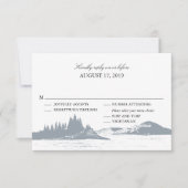 Lac Mountain| Mariage RSVP avec choix de menus (Devant)