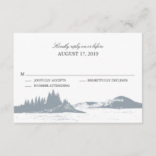 Lac Mountain   RSVP pour mariage