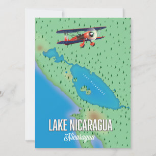Lac Nicaragua, carte du Nicaragua