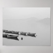 Lac Noir et Blanc avec Poster d'embarcation (Devant)