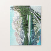 Lac Pittoresque Puzzles Mountain Art Complexe Jigs (Vertical)