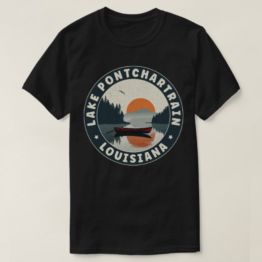 Lac Pontchartrain Louisiana Sunset TShirt (Design devant)