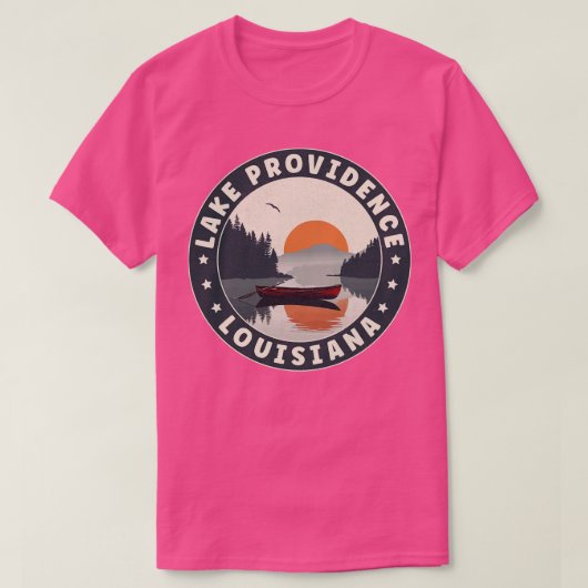 Lac Providence Louisiana Sunset TShirt (Design devant)