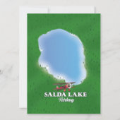 Lac Salda carte Turquie (Dos)