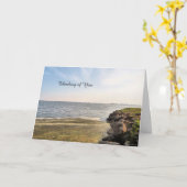 Lac Shoreline - Carte "À penser à toi" (Fleur jaune)