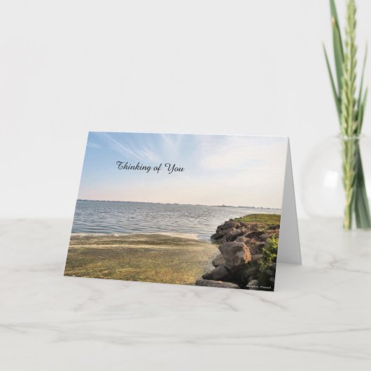 Lac Shoreline - Carte "Thinking of You" (Devant)