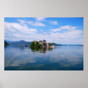 Lac Skadar en affiche de Monténégro