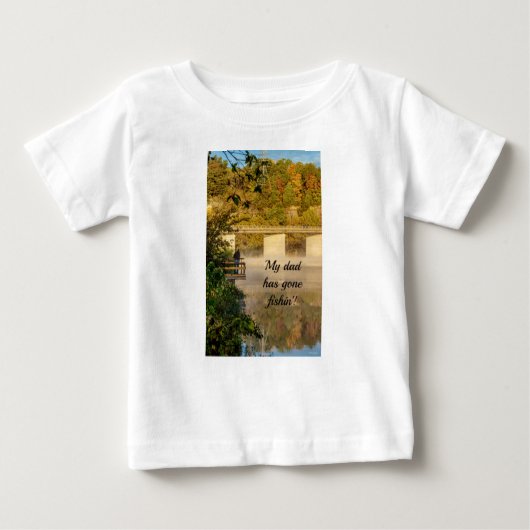 Lac Springfield Automne Pêche Baby T-shirt (Devant)