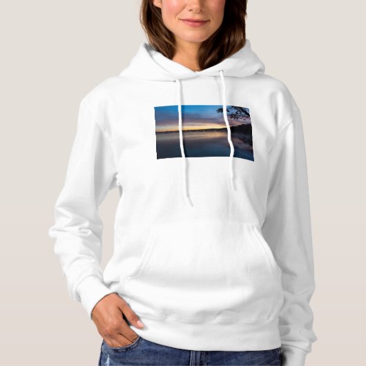 Lac Springfield Automne Sunrise Sweat - shirt à ca (Devant)