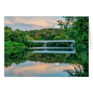 Lac Springfield Tranquillité en soirée
