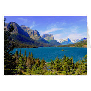 Lac st. Mary, parc national de glacier, Montana