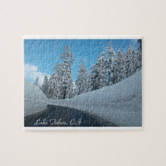 Lac Tahoe, CA avec beaucoup de Puzzle de neige