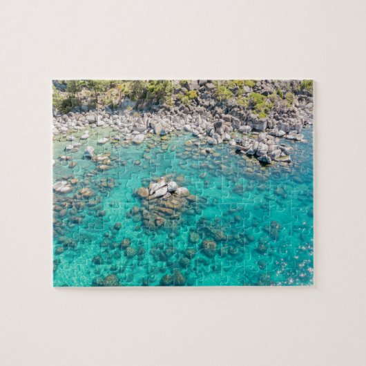 Lac Tahoe Rochers Côtiers Jigsaw Puzzle (Horizontal)