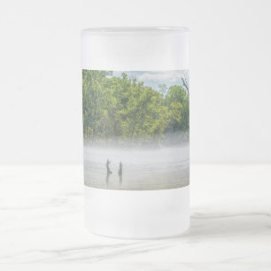 Lac Taneycomo Fog Été Verre Froissé Bière Mug