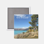 Lac Tekapo Magnet Nouvelle-Zélande (Recto/Verso)