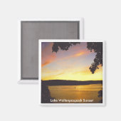 Lac Wallenpaupack Sunset Magnet (Recto/Verso)