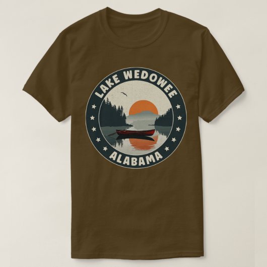 Lac Wedowee Alabama Sunset TShirt (Design devant)