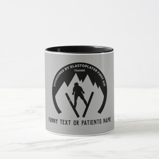 L'Accident De Ski Se Bien Bientôt Grande Mug De Ca (Centre)