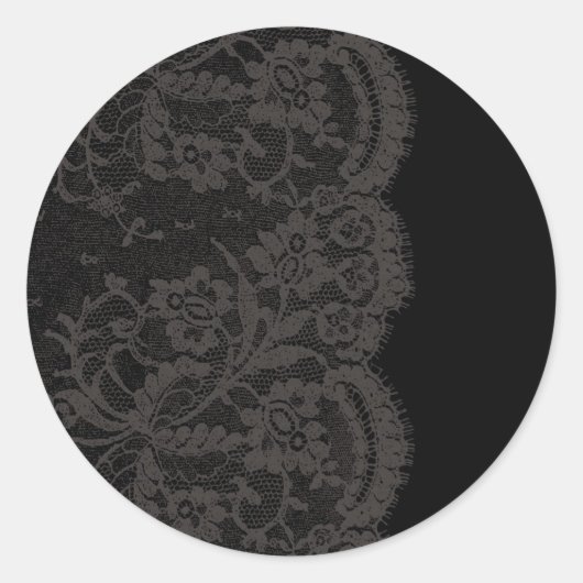 Lace 2 ronde sticker (Voorkant)