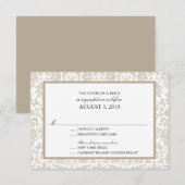  Lace Affair RSVP Kaartje (Voorkant / Achterkant)