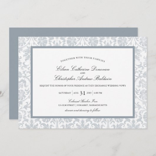  Lace Affair | Weddenschap Kaart (Voorkant / Achterkant)