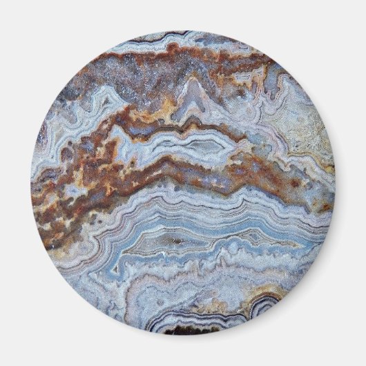 Lace Agate Rock Pattern Magneet (Voorkant)
