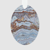 Lace Agate Rock Pattern Ornament (voorkant)