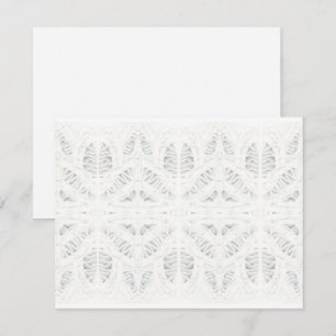 LACE BATTENBURG 4,25x5,5 Carte plate / Horizontal