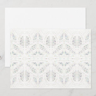 LACE BATTENBURG 5,5 x 7,5 Carte plate / Horizontal