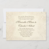  Lace Blue Elegant White Hydrangea n Roos Kaart (Achterkant)