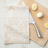 Lace Border Theedoek (Quarter Fold)