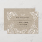 Lace Butterflies RSVP 2 (Voorkant / Achterkant)