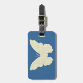 Lace Butterfly Bagagelabel (Voorkant verticaal)