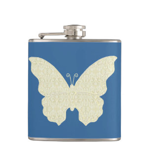 Lace Butterfly Flask Heupfles