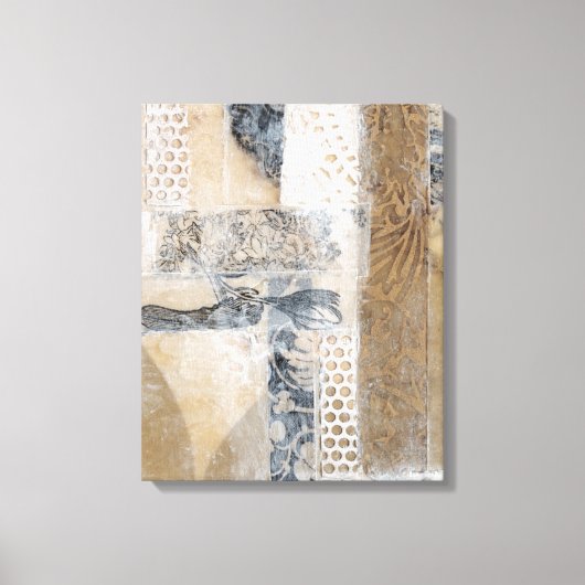 Lace Collage I Canvas Afdruk (Voorkant)
