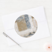 Lace Collage II Ronde Sticker (Envelop)