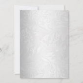 Lace & Cross Baptism/Christening Uitnodiging (Achterkant)