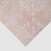 Lace Damask Diamond Pattern-document Tissuepapier (Detail)