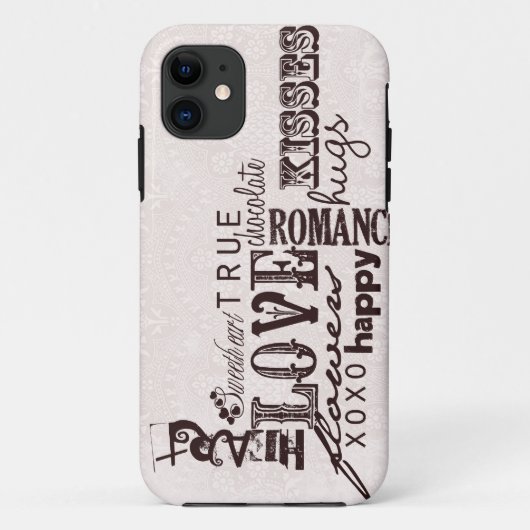  Lace Damask Love Letter iPhone 5s Case (Achterkant)